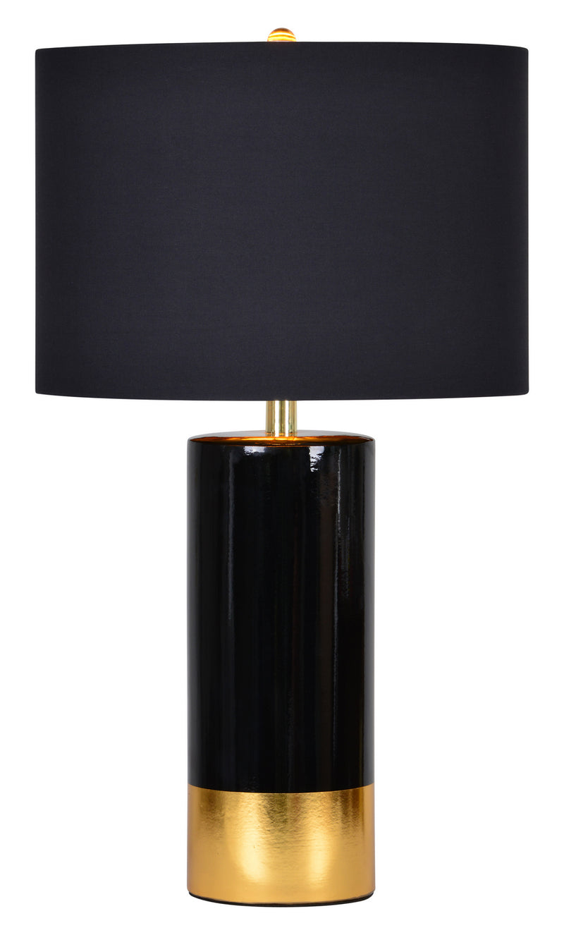 Renwil LPT631 One Light Table Lamp, Black/Gold