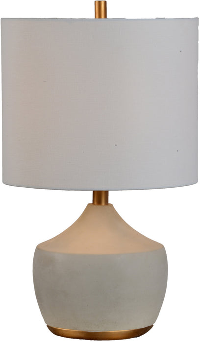 Renwil LPT958 One Light Table Lamp, Gray, Gold