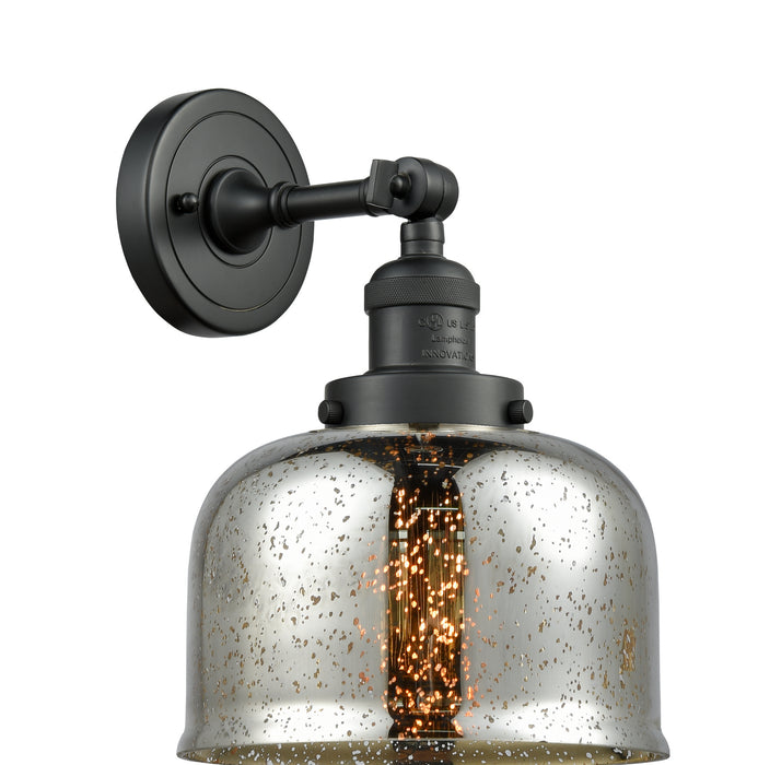 Innovations 203-BK-G78 One Light Wall Sconce, Matte Black