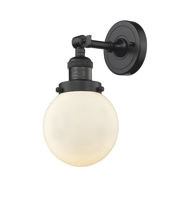 Innovations 203-OB-G201-6 One Light Wall Sconce, Oil Rubbed Bronze