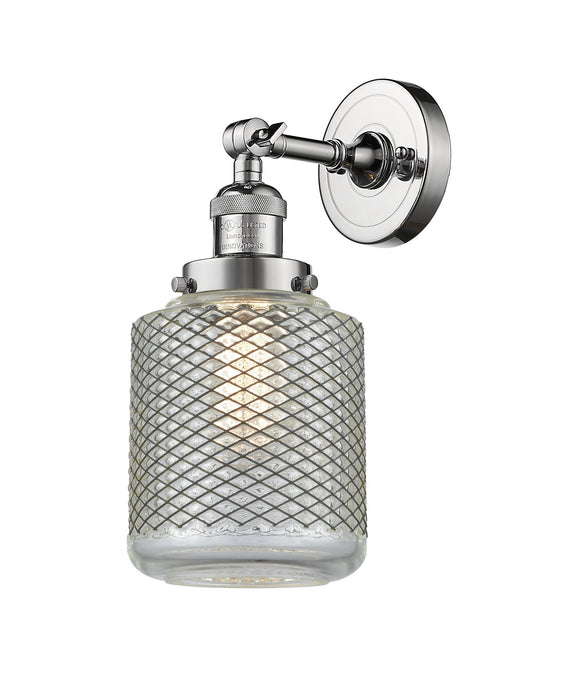 Innovations 203-PC-G262 One Light Wall Sconce, Polished Chrome