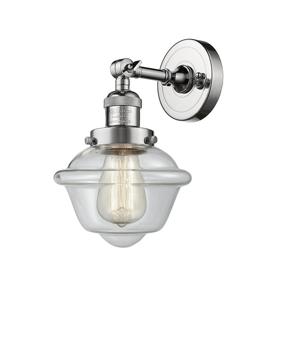 Innovations 203-PC-G532 One Light Wall Sconce, Polished Chrome