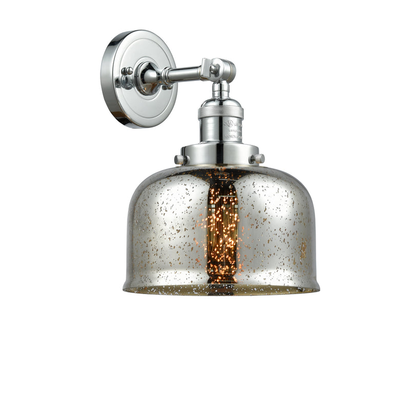 Innovations 203-PC-G78 One Light Wall Sconce, Polished Chrome