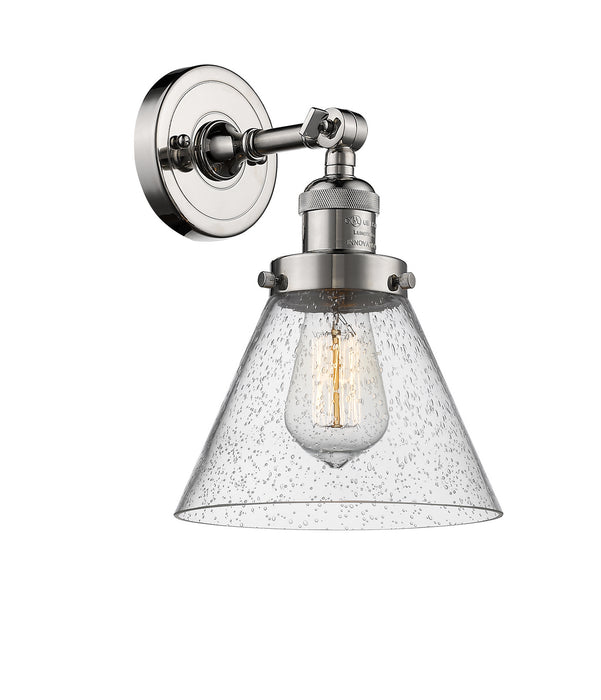Innovations 203-PN-G44-LED LED Wall Sconce, Polished Nickel