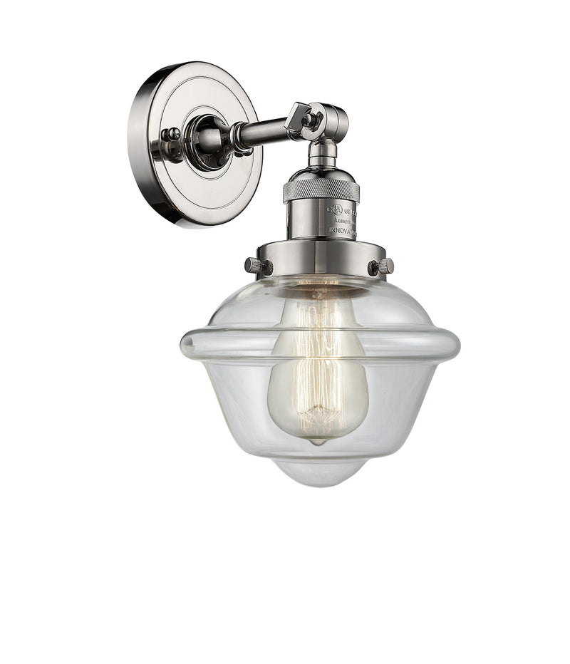 Innovations 203-PN-G532 One Light Wall Sconce, Polished Nickel