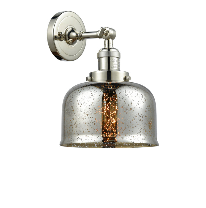Innovations 203-PN-G78 One Light Wall Sconce, Polished Nickel