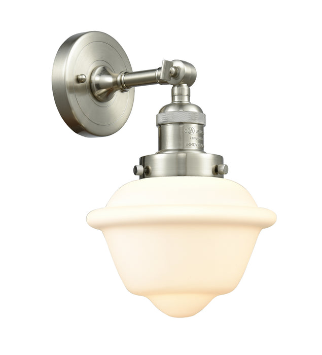 Innovations 203-SN-G531 One Light Wall Sconce, Brushed Satin Nickel