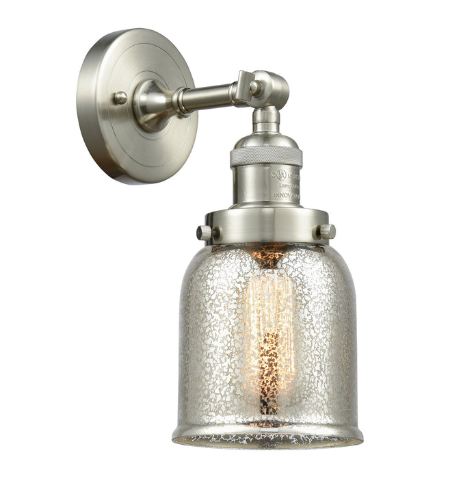 Innovations 203-SN-G58 One Light Wall Sconce, Brushed Satin Nickel