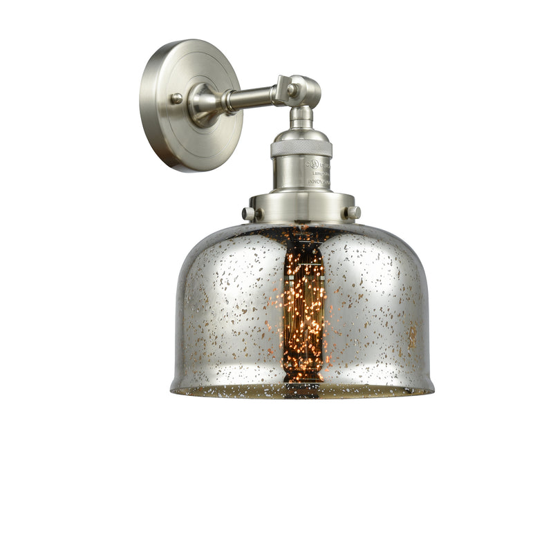 Innovations 203-SN-G78 One Light Wall Sconce, Brushed Satin Nickel