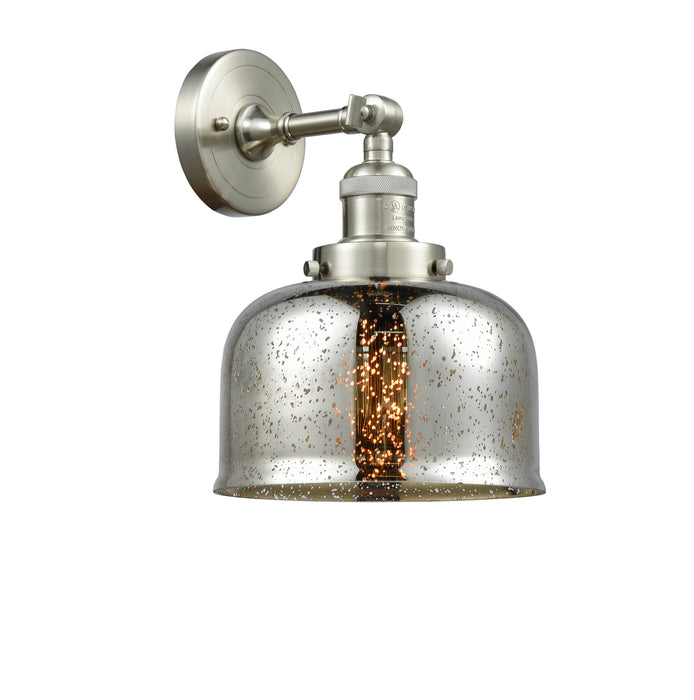 Innovations 203-SN-G78 One Light Wall Sconce, Brushed Satin Nickel
