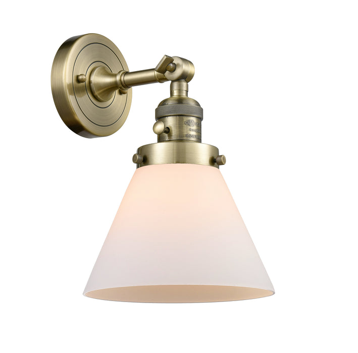 Innovations 203SW-AB-G41 One Light Wall Sconce, Antique Brass