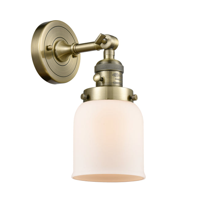 Innovations 203SW-AB-G51 One Light Wall Sconce, Antique Brass