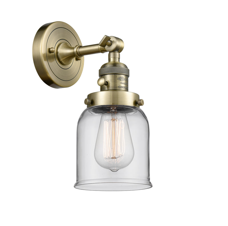 Innovations 203SW-AB-G52 One Light Wall Sconce, Antique Brass