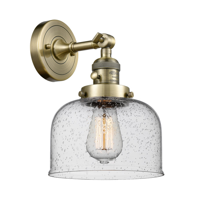 Innovations 203SW-AB-G74 One Light Wall Sconce, Antique Brass