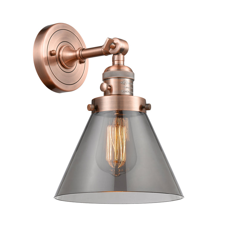 Innovations 203SW-AC-G43-LED LED Wall Sconce, Antique Copper