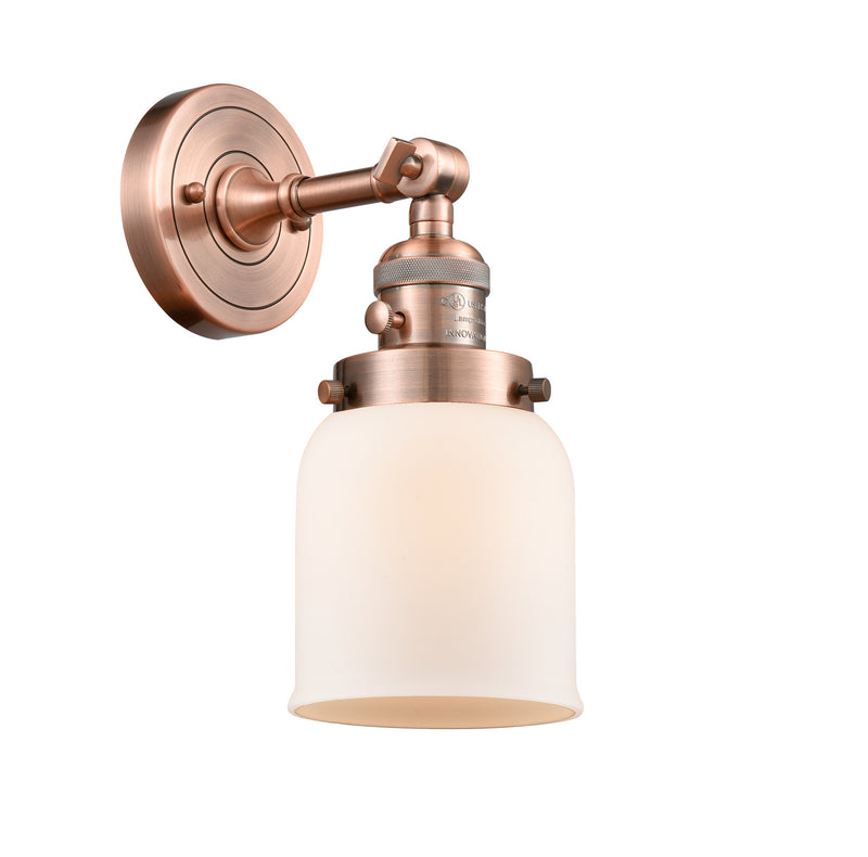 Innovations 203SW-AC-G51 One Light Wall Sconce, Antique Copper