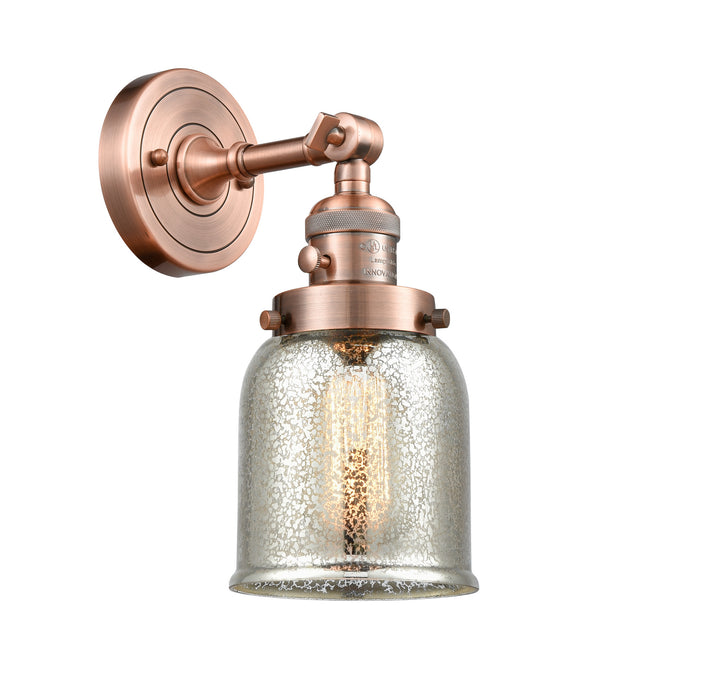 Innovations 203SW-AC-G58 One Light Wall Sconce, Antique Copper