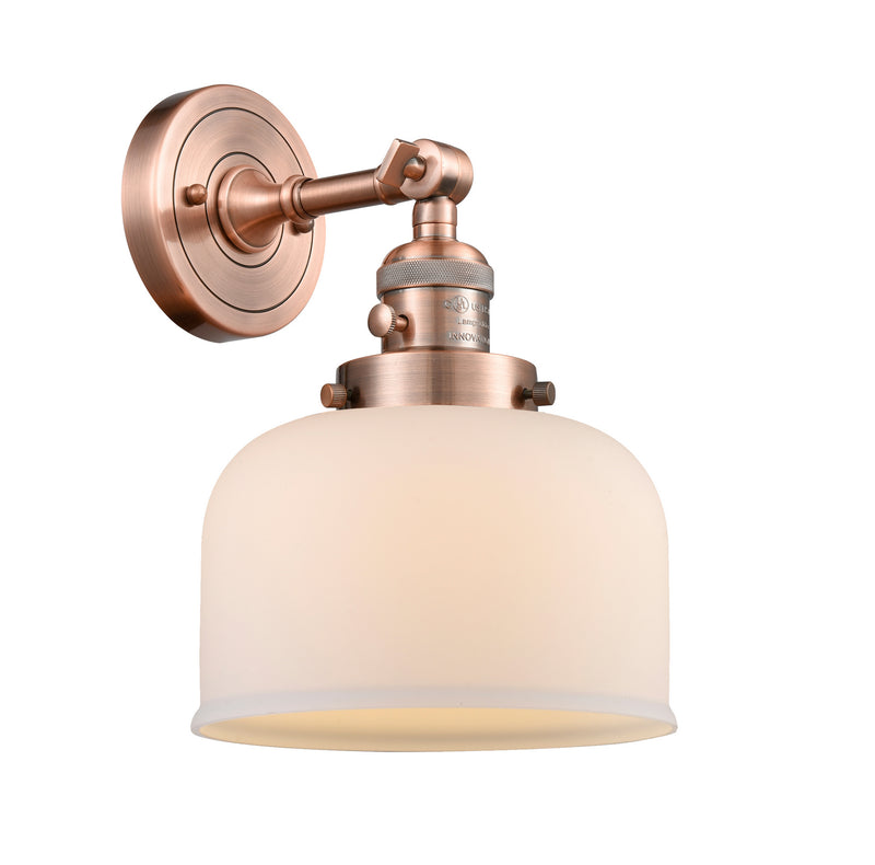 Innovations 203SW-AC-G71 One Light Wall Sconce, Antique Copper