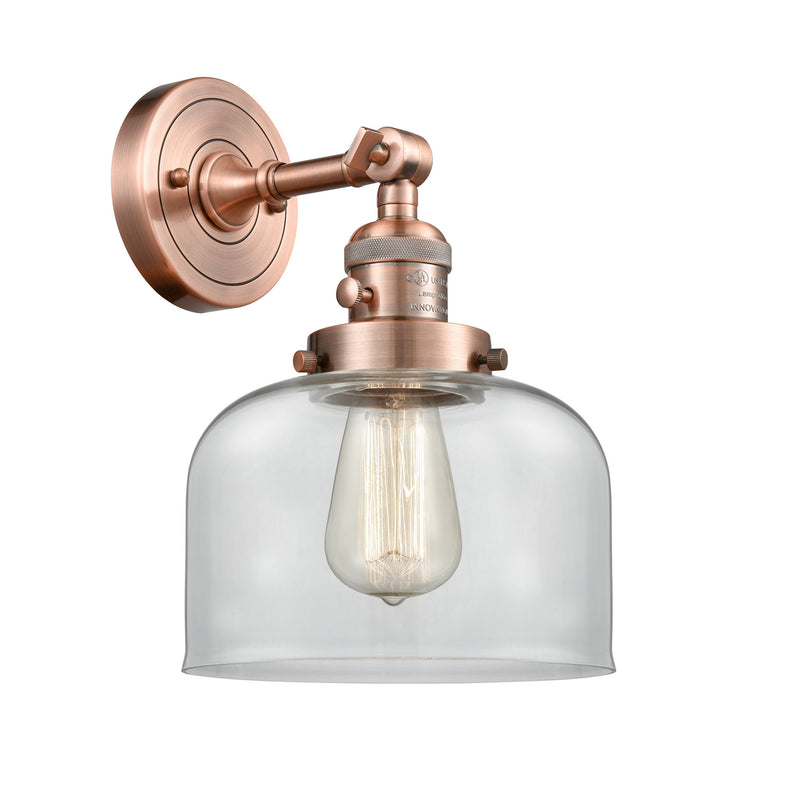 Innovations 203SW-AC-G72 One Light Wall Sconce, Antique Copper
