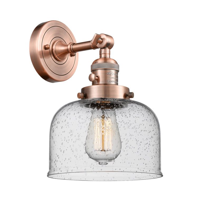 Innovations 203SW-AC-G74 One Light Wall Sconce, Antique Copper