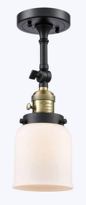 Innovations 203SW-BAB-G51 One Light Wall Sconce, Black Antique Brass