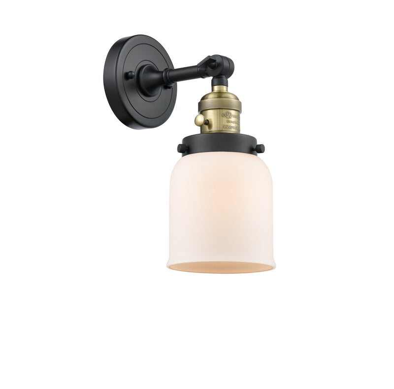 Innovations 203SW-BAB-G51 One Light Wall Sconce, Black Antique Brass