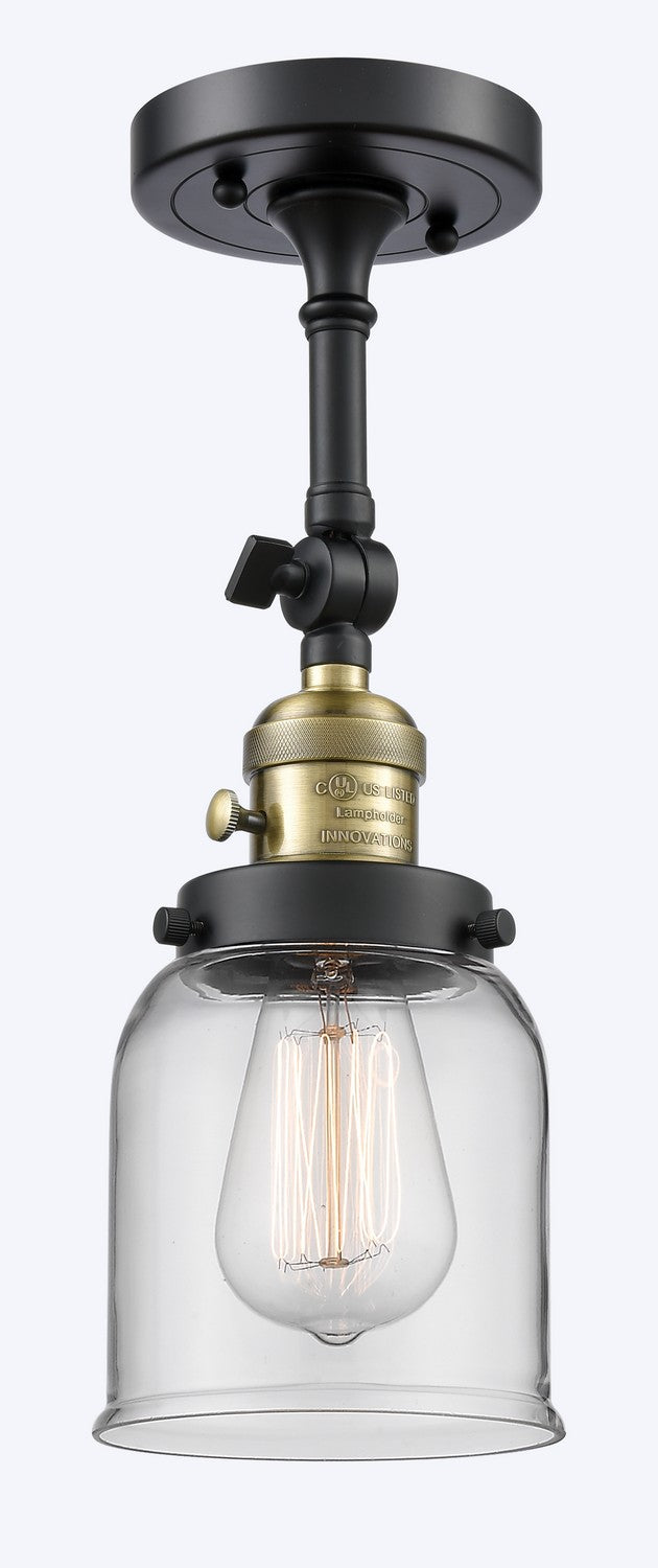 Innovations 203SW-BAB-G52 One Light Wall Sconce, Black Antique Brass