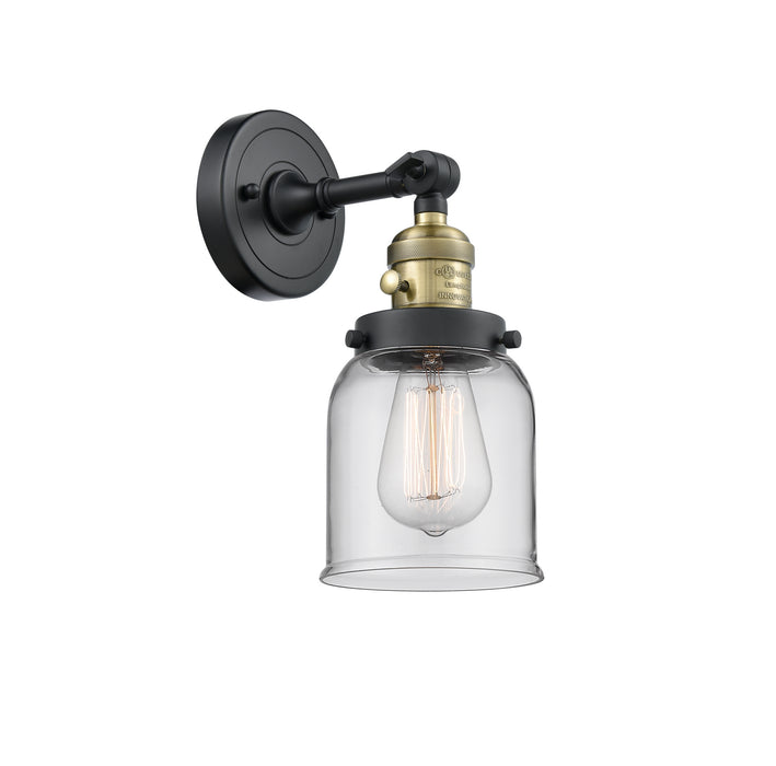 Innovations 203SW-BAB-G52 One Light Wall Sconce, Black Antique Brass