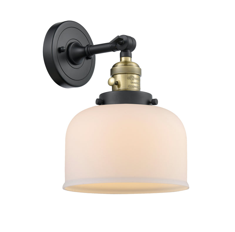 Innovations 203SW-BAB-G71 One Light Wall Sconce, Black Antique Brass