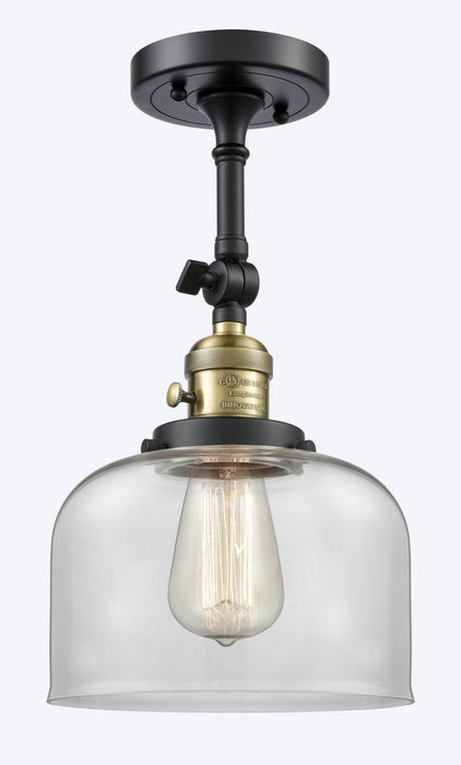 Innovations 203SW-BAB-G72 One Light Wall Sconce, Black Antique Brass