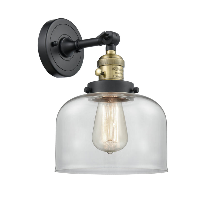 Innovations 203SW-BAB-G72 One Light Wall Sconce, Black Antique Brass