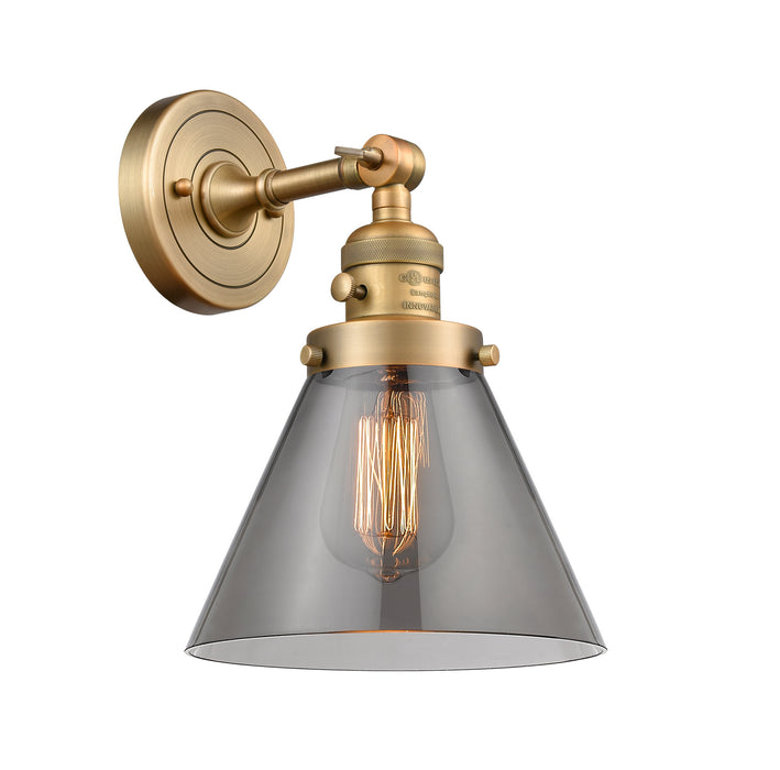 Innovations 203SW-BB-G43 One Light Wall Sconce, Brushed Brass
