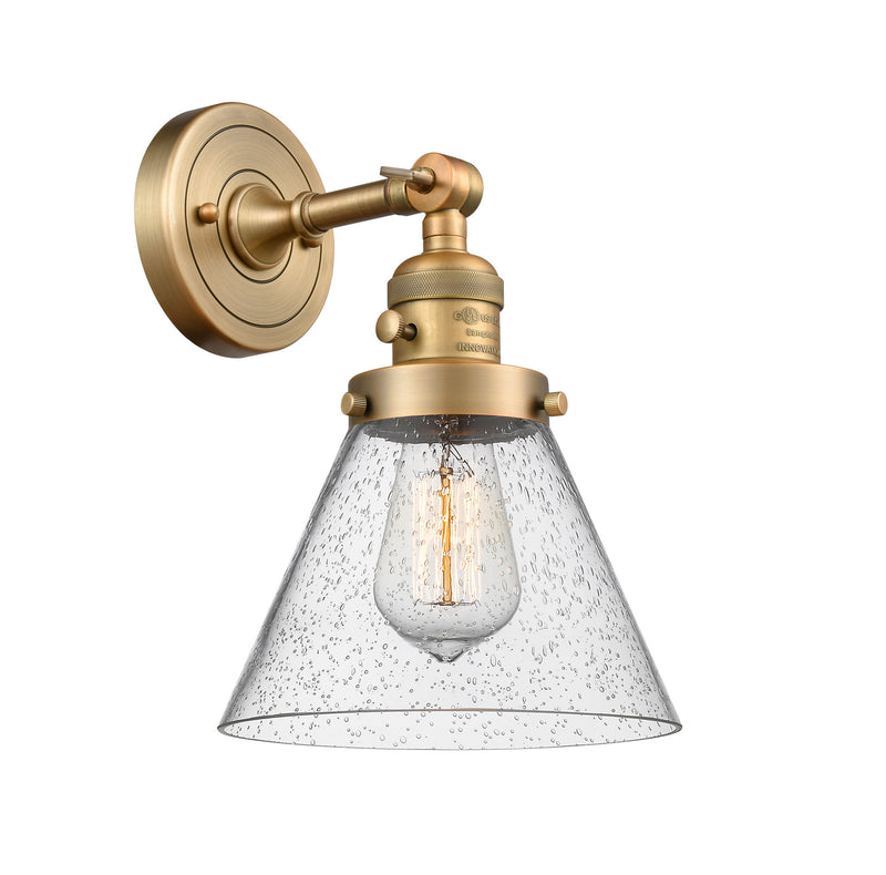 Innovations 203SW-BB-G44-LED LED Wall Sconce, Brushed Brass
