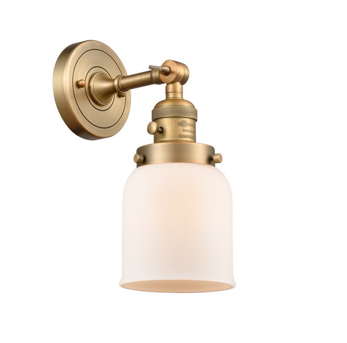 Innovations 203SW-BB-G51 One Light Wall Sconce, Brushed Brass