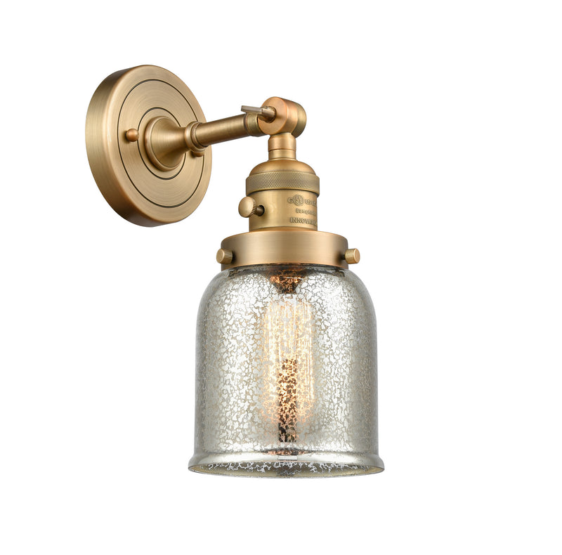 Innovations 203SW-BB-G58 One Light Wall Sconce, Brushed Brass