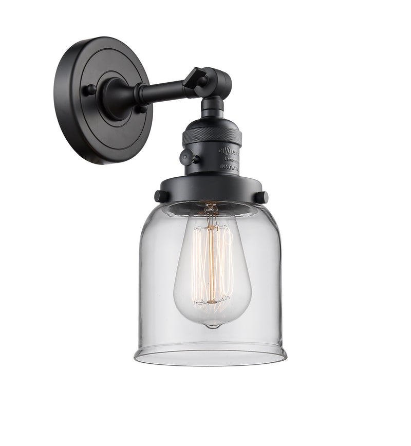 Innovations 203SW-BK-G52 One Light Wall Sconce, Matte Black