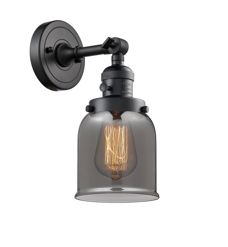 Innovations 203SW-BK-G53 One Light Wall Sconce, Matte Black