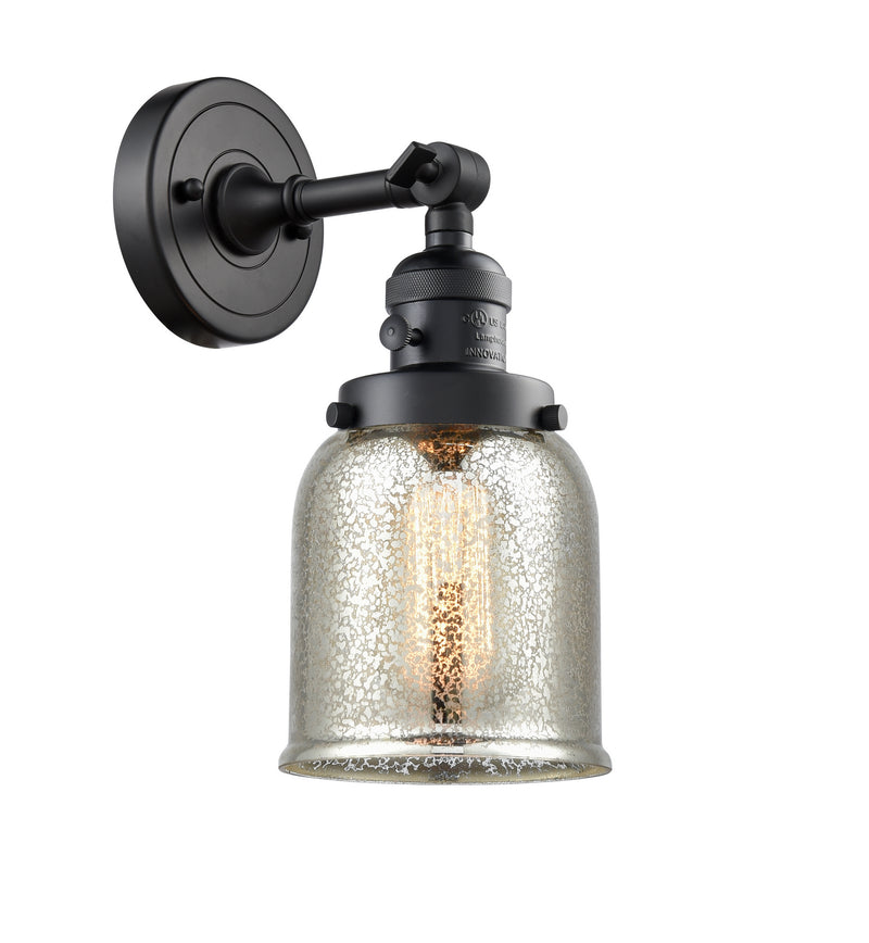 Innovations 203SW-BK-G58 One Light Wall Sconce, Matte Black