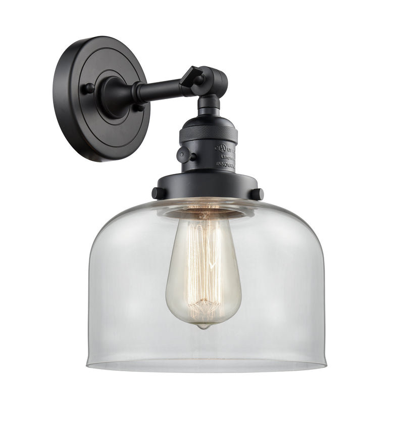 Innovations 203SW-BK-G72 One Light Wall Sconce, Matte Black
