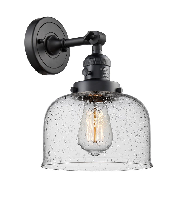 Innovations 203SW-BK-G74-LED LED Wall Sconce, Matte Black