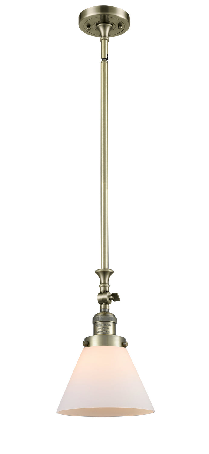 Innovations 206-AB-G41 One Light Mini Pendant, Antique Brass