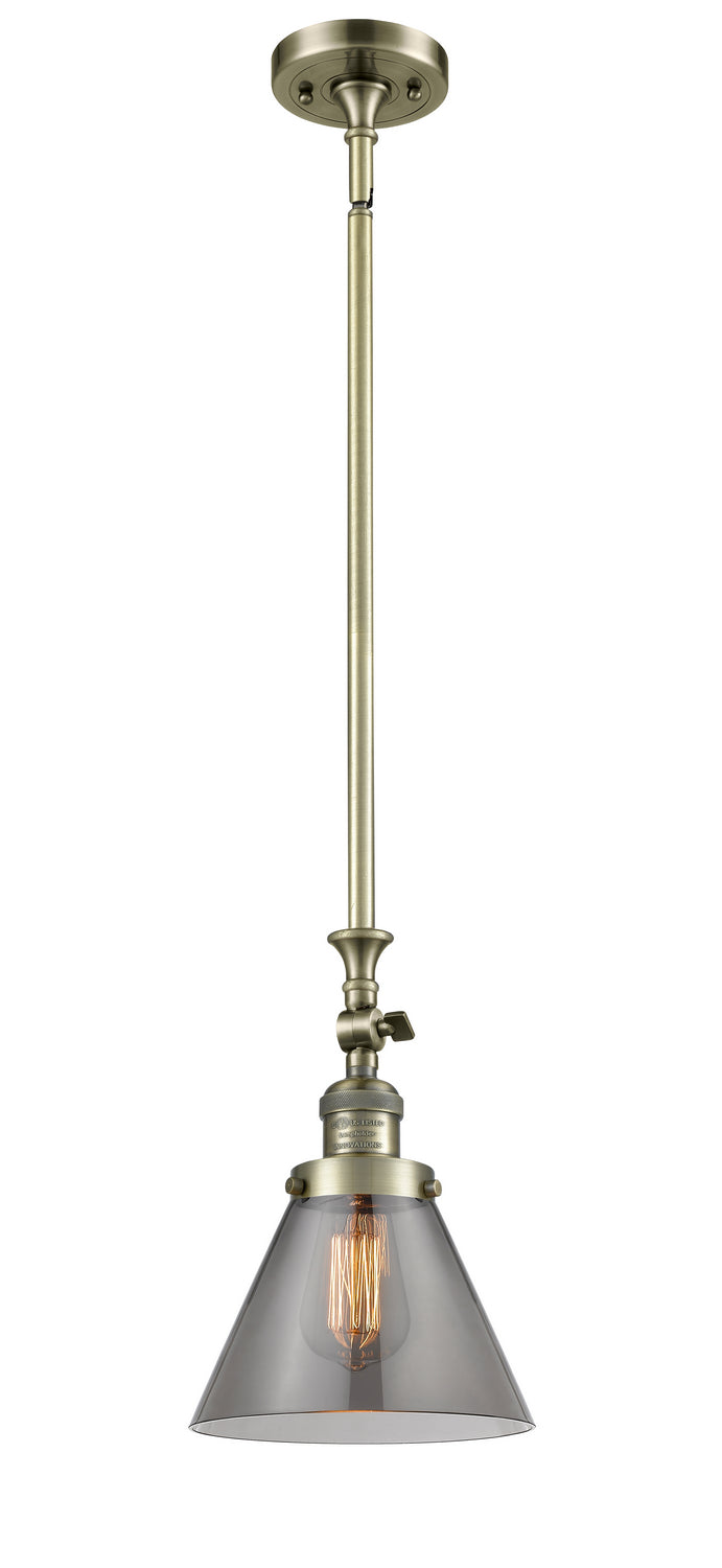 Innovations 206-AB-G43-LED LED Mini Pendant, Antique Brass
