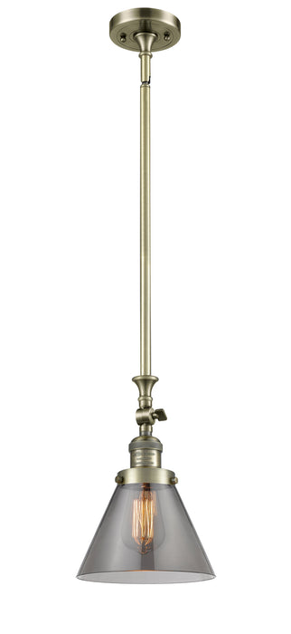 Innovations 206-AB-G43-LED LED Mini Pendant, Antique Brass