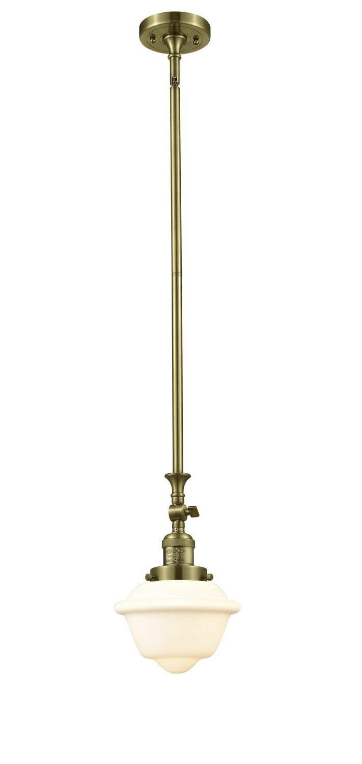 Innovations 206-AB-G531 One Light Mini Pendant, Antique Brass
