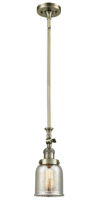 Innovations 206-AB-G58 One Light Mini Pendant, Antique Brass