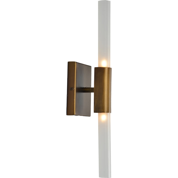 Renwil WS014 Two Light Wall Sconce, Brushed Bronze