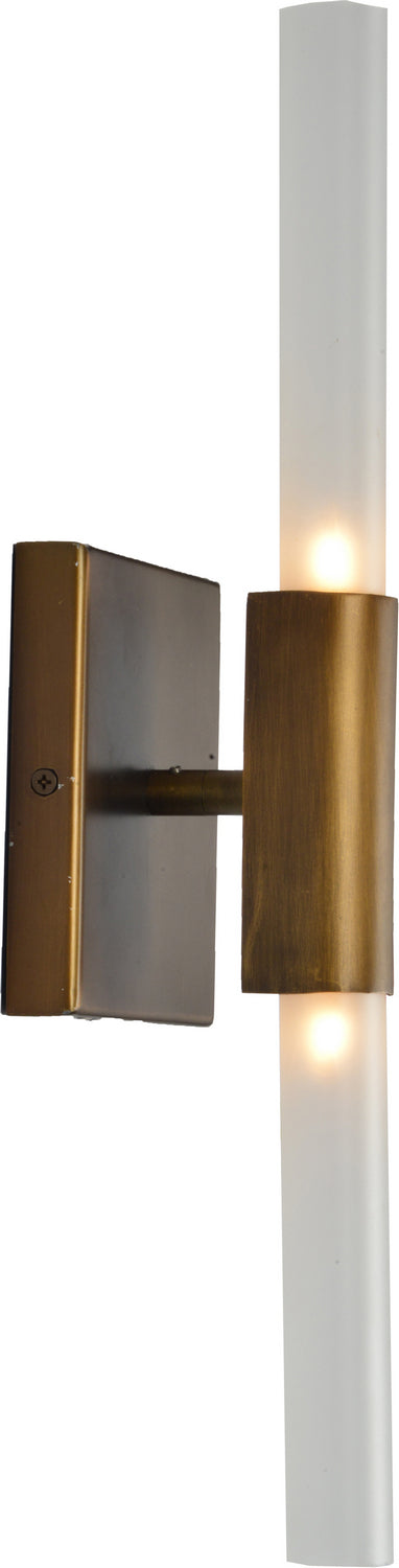 Renwil WS014 Two Light Wall Sconce, Brushed Bronze