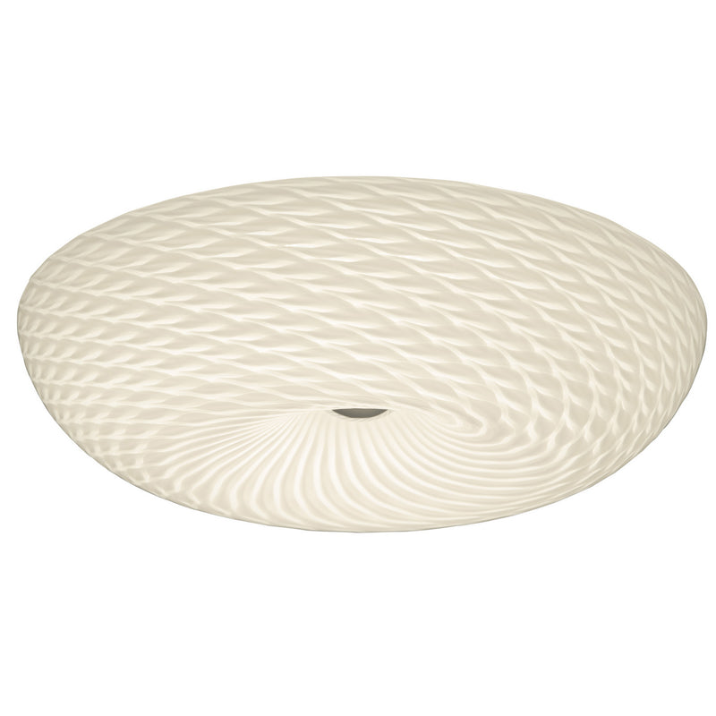 Varaluz AC1585 Three Light Flush Mount, Chrome