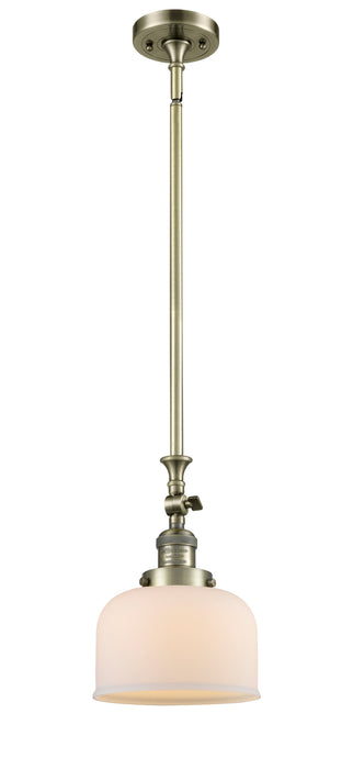 Innovations 206-AB-G71 One Light Mini Pendant, Antique Brass