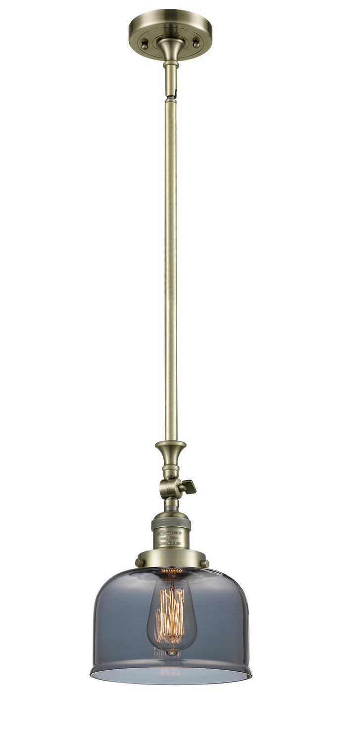 Innovations 206-AB-G73 One Light Mini Pendant, Antique Brass